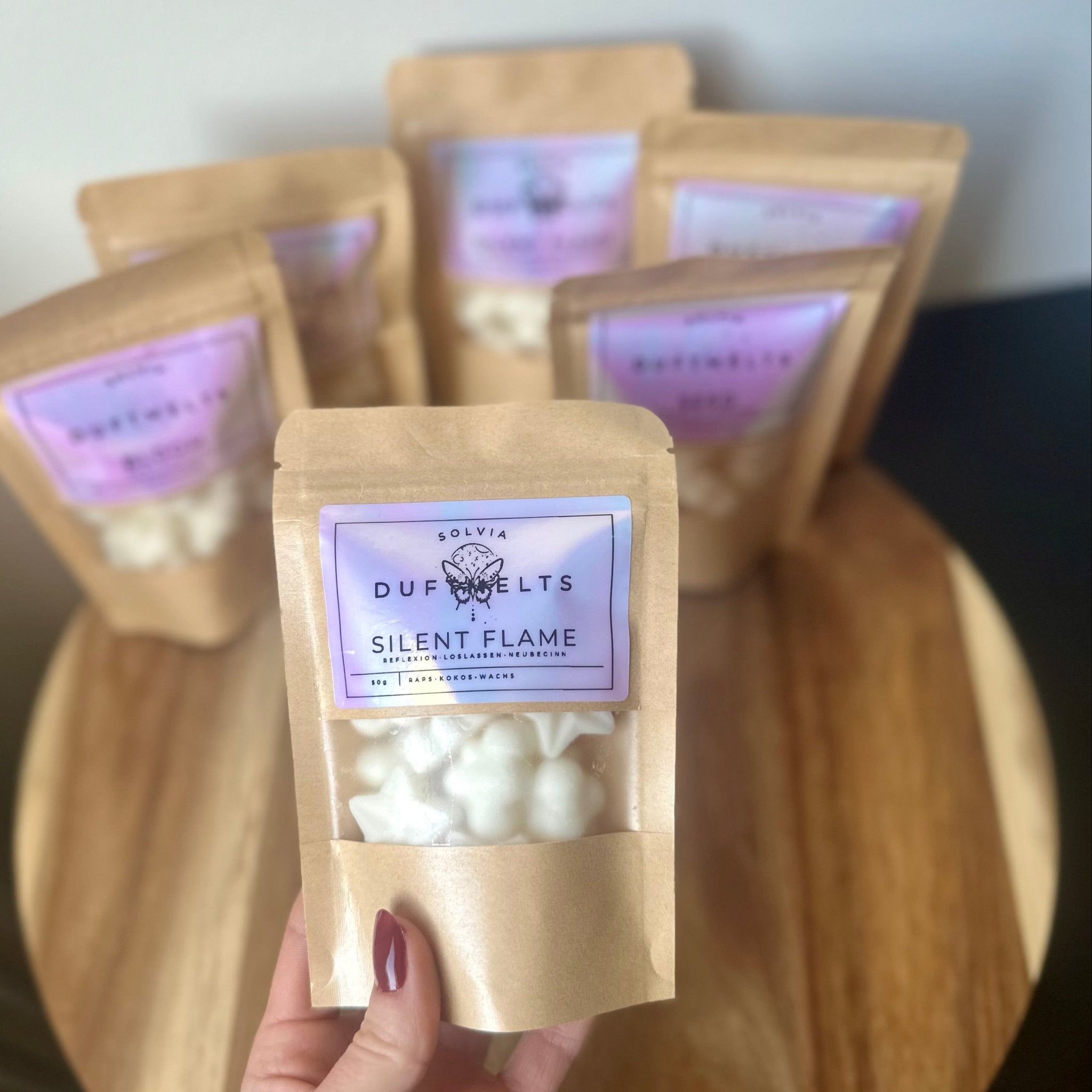 SILENT FLAME – Duftmelts für Reflexion, Loslassen & Neubeginn - SOLVIA MOMENTS